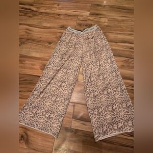 Birdie Leopard Wide Leg Pants